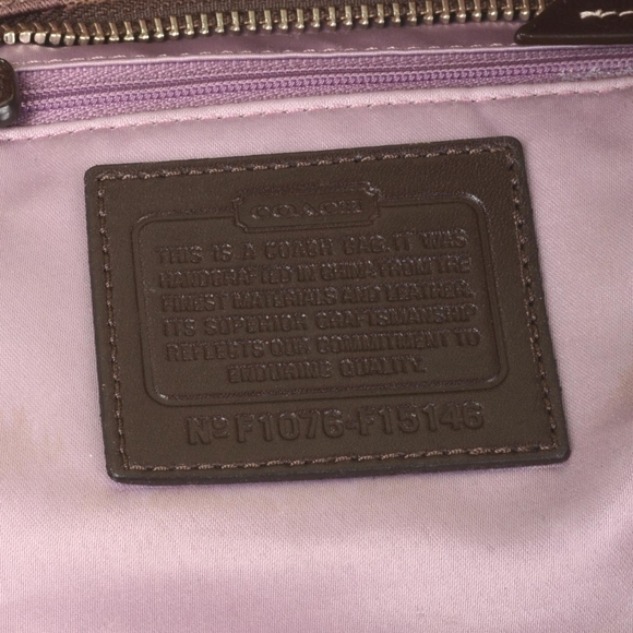 Coach Signature Shoulder Bag - Picture 8 of 8